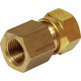 AG Brass Female Stud Coupling 10mm x 1/4" BSP - M12/10/162W